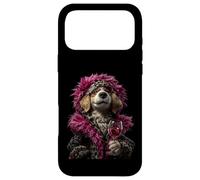 Stylish Cocker Spaniel Portrait Fashion Dog Wine Graphic Case for iPhone 17 Pro Max