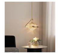 Stylish Cold White Amber Chandelier Pendant Light - 28cm Iron & Glass Ceiling Lamp for Kitchen Island Elegant Home Decor Lighting Fixture Modern Design