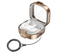 Stylish Colorful Case for Galaxy for buds 4 Pro Lightweight Design(Rose gold)