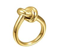 Stylish Colorful Zircon Knot Rings Crafted From Gold Plated Materials Offering Comfortable Fit for Various Occasions Knot Designs Rings with Colored Zirconia Stones Copper Gold Plated