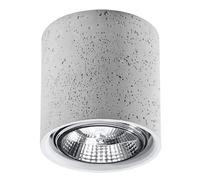 Stylish Concrete Grey Ceiling Lamp - Loft Design LED GU10 - Modern & Traditional