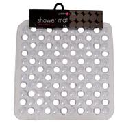Beamfeature Stylish Contemporary And Modern Urban Life Clear PVC Anti Slip Bath Shower Mat
