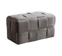 Stylish Corduroy Upholstered Footstool Ottoman - Comfortable Accent Furniture for Bedroom, Living Room, Foyer, Hallway - Versatile & Chic Home Decor Piece