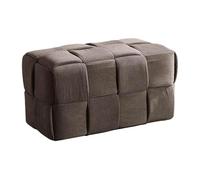 Stylish Corduroy Upholstered Footstool Ottoman - Comfortable Seating for Bedroom, Living Room, Foyer & Hallway - Perfect Accent Furniture for Home Décor