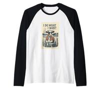 Stylish Cow Do What I Want Sailing Luxury Style Raglan Baseball Tee