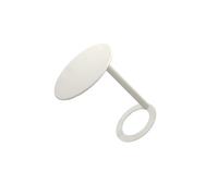 Stylish Cream Side Table for Couch & Bed Perfect for Small Spaces Living Room & Bedroom 50x50cm Sofa TV Tray Table