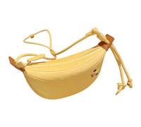 Stylish Crossbody Bag for Women and Girls in Banana Shape Shoulder Bags PU Leather Satchel Purse for Shopping and Travel
