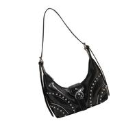 Stylish Crossbody Bag For Women Studded Shoulder Bag Armpit Trendy Dumplings Fashion Handbag Commuting Women Shoulder Studded Crossbody Dumplings Korean Styles Armpit