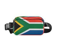 Stylish Crossbody Bag Waist Packs for Women Men Teenagers Waterproof Sling Bag Travel Essential with Adjustable Strap for Workout Running Hiking South Africa Flag South African National