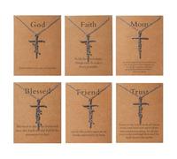 Stylish Crosses Pendant Charm Necklace Resistant To Tarnish Jewelry Accessory For Personalize Expression And Faith Religious Jewelry