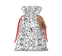 Stylish Crowd Of Penguins Pattern Christmas Bags Friend Party Presents Gift Birthdays Weddings Happy Halloween Snacks Hamper