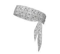 Stylish Crowd of Penguins Pattern Print Sports Headband fit for Both Men and Women, Double-Sided Headscarf, Running, Sports