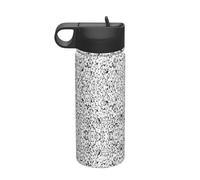 Stylish Crowd of Penguins Pattern Printing The Print 18 Oz Stainless Steel Sports Insulated Kettle with Lid for Adult Men Women