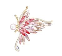 Stylish Crystal Embellished Butterfly Brooch Crystal Butterfly Pins Suitable For Women Who Love Unique Accessories Fashion Brooch