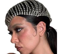 Stylish Crystal Embellished Hair Ornaments Sophisticated Multilayer Hairpiece For Wedding And Event