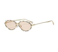 Stylish Crystal Shades Hip Hop Props Unisex Photo Accessory Eye Protections Elegant Metal Frame Sunglass