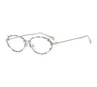 Stylish Crystal Shades Hip Hop Props Unisex Photo Accessory Eye Protections Elegant Metal Frame Sunglass