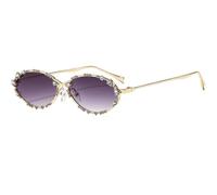 Stylish Crystal Shades Hip Hop Props Unisex Photo Accessory Eye Protections Elegant Sunglass