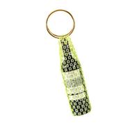 Stylish Crystal Weave Beverage Bag Featuring Artistic Blossom Shape Suitable for Travel and Home Display Wedding Champagne Holder