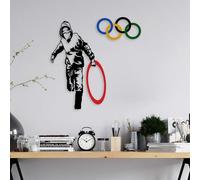 Stylish Decorative Metal Wall Accessory, 62 x 61 cm, 100% Metal (1.5 mm), Easy Wall Mounting, Perfect for Home Decor and Modern Spaces