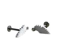Stylish Demons Wing Shape Studs Earrings Daily Wear Earrings Alloy Texture Suitable for Versatile Outfit Combinations Ear Studs