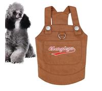 Stylish Denim Harness and Traction Accessories for Pets - Trendy Dog and Cat Clothes, T-Shirts and Skirts for Small Breeds Like and Bichon