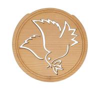 Stylish Design Guitar Soundhole Cover, Decorative Soundhole Cover, Feedback Guitar Soundhole Cover, Lightweight Guitar Parts for Guitars, Musical Play, Romantic Dates, Wood Color