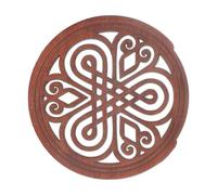 Stylish Design Guitar Soundhole Cover, Decorative Soundhole Cover, Feedback Guitar Soundhole Cover, Lightweight Guitar Parts for Guitars, Musical Play, Romantic Dates, Wood Color