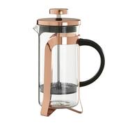 Stylish Design Silver Cafetiere 350Ml, Advanced Filtration Small Cafetiere, Comfortable Grip Coffee Cafetiere Interiors by Premier Rose Gold One Size