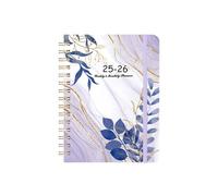 Stylish Design Weekly Planner Notebook with Spirals Binding for Efficient Time Management Paper Schedule Book