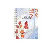 Stylish Design Weekly Planner Notebook with Spirals Binding for Efficient Time Management Paper Schedule Book