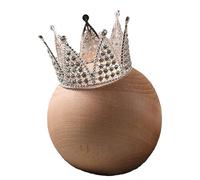 Stylish Diamond-Embellished Crown Headband Lovely Crown Hair Accessory for Baby Photoshoots Create Amazing Photo