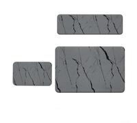 Stylish Diatomaceous Earth Comprehensive Pad for Effective Water Absorption in Kitchens and Bathrooms (Deep Grey A)