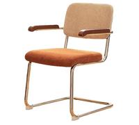 Stylish Dining Chairs with Armrests and Rounded Corners,Ideal for Home, Office, Study and Restaurant Use,Comfortable Seating for Enhanced Dining Experience