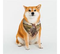 Stylish Dog Bandana - Unique Customized Patterns for Pet Clothes, Perfect for Dog Birthday, Valentine's Day, and More - Durable Polyester Pet Scarf Solitude in Wasteland Medium