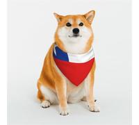 Stylish Dog Bandana - Unique Customized Patterns for Pet Clothes, Perfect for Dog Birthday, Valentine's Day, and More - Durable Polyester Pet Scarf Flag of Chile