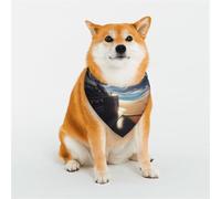 Stylish Dog Bandana - Unique Customized Patterns for Pet Clothes, Perfect for Dog Birthday, Valentine's Day, and More - Durable Polyester Pet Scarf Sunny House Kitchen