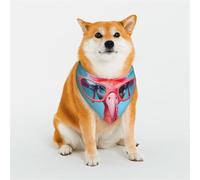 Stylish Dog Bandana - Unique Customized Patterns for Pet Clothes, Perfect for Dog Birthday, Valentine's Day, and More - Durable Polyester Pet Scarf Quirky Bird Medium