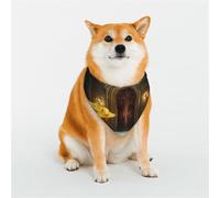 Stylish Dog Bandana - Unique Customized Patterns for Pet Clothes, Perfect for Dog Birthday, Valentine's Day, and More - Durable Polyester Pet Scarf The Rose in the Fairy Tale World