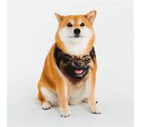 Stylish Dog Bandana - Unique Customized Patterns for Pet Clothes, Perfect for Dog Birthday, Valentine's Day, and More - Durable Polyester Pet Scarf A Cute Dog Painting