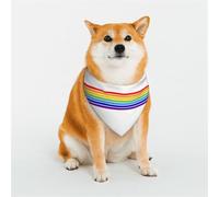 Stylish Dog Bandana - Unique Customized Patterns for Pet Clothes, Perfect for Dog Birthday, Valentine's Day, and More - Durable Polyester Pet Scarf The Jewish Flag Large