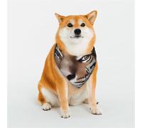 Stylish Dog Bandana - Unique Customized Patterns for Pet Clothes, Perfect for Dog Birthday, Valentine's Day, and More - Durable Polyester Pet Scarf Sad Tiger