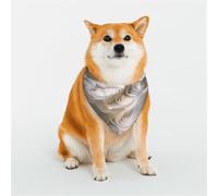 Stylish Dog Bandana - Unique Customized Patterns for Pet Clothes, Perfect for Dog Birthday, Valentine's Day, and More - Durable Polyester Pet Scarf PaperMountainArt Large