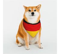 Stylish Dog Bandana - Unique Customized Patterns for Pet Clothes, Perfect for Dog Birthday, Valentine's Day, and More - Durable Polyester Pet Scarf German Flag