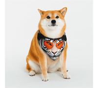 Stylish Dog Bandana - Unique Customized Patterns for Pet Clothes, Perfect for Dog Birthday, Valentine's Day, and More - Durable Polyester Pet Scarf Tiger People