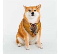 Stylish Dog Bandana - Unique Customized Patterns for Pet Clothes, Perfect for Dog Birthday, Valentine's Day, and More - Durable Polyester Pet Scarf Happy Little dog1