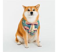 Stylish Dog Bandana - Unique Customized Patterns for Pet Clothes, Perfect for Dog Birthday, Valentine's Day, and More - Durable Polyester Pet Scarf Magical Fungi Forest Medium