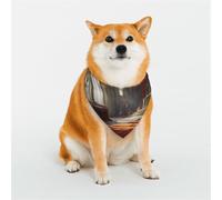 Stylish Dog Bandana - Unique Customized Patterns for Pet Clothes, Perfect for Dog Birthday, Valentine's Day, and More - Durable Polyester Pet Scarf Silent Church Medium