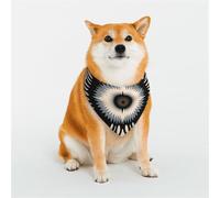 Stylish Dog Bandana - Unique Customized Patterns for Pet Clothes, Perfect for Dog Birthday, Valentine's Day, and More - Durable Polyester Pet Scarf Eye of Sauron