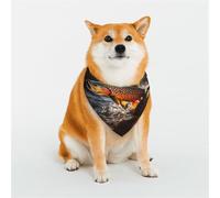 Stylish Dog Bandana - Unique Customized Patterns for Pet Clothes, Perfect for Dog Birthday, Valentine's Day, and More - Durable Polyester Pet Scarf Rainbow Trout Leap Small